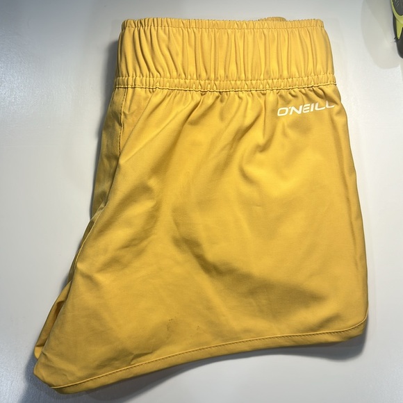 O’NEILL Hyperfreak fast dry board shorts - kids Size 12 color yellow - Picture 5 of 6